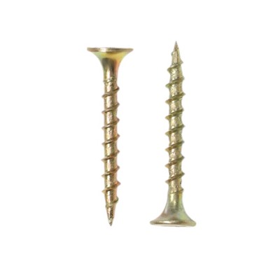 Саморез по дереву 3.5×32 мм, крупная резьба, желтый цинк, в упаковке 15 кг .