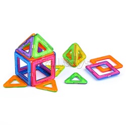 Конструктор магнитный, большой, (20 дет.) в пакете