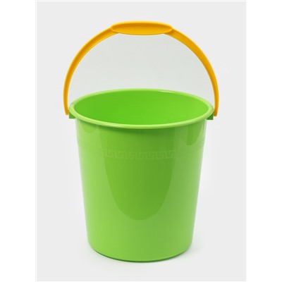 Ведро хозяйственное с мерной шкалой, 10 л, пластик, МИКС