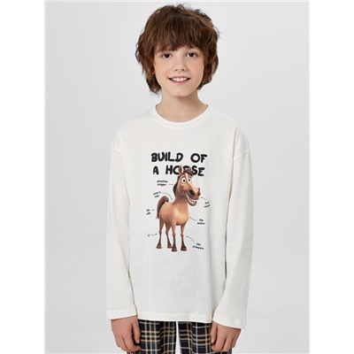 КОМПЛЕКТ ДЛЯ МАЛЬЧИКОВ (ЛОНГСЛИВ, БРЮКИ) 563334