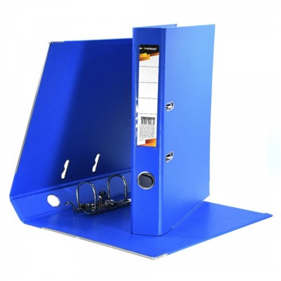 Папка-регистратор 55 мм PVC 2-стор. ярко-синий, с уголками P2PVC-55/Sky inФОРМАТ