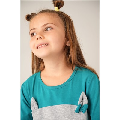 Хлопковое платье для девочки Happyfox