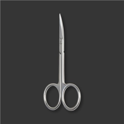 Ножницы маникюрные Premium, загнутые, узкие, 10 см