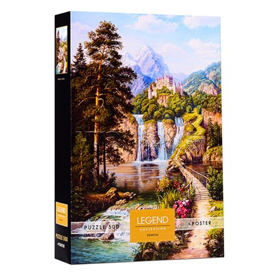 Пазлы 500 "LEGEND. Замок в горах"