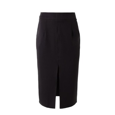 Юбка миди женская MINAKU: Classic, чёрная, размер 42
