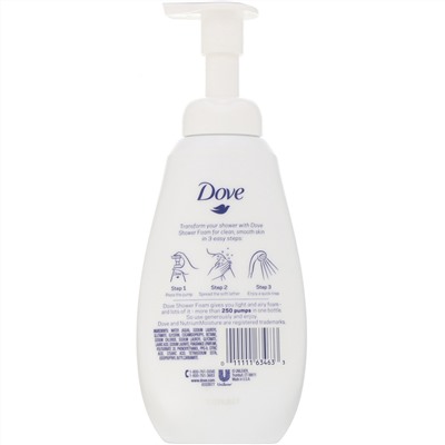 Dove, Пена для душа, огурец и зеленый чай, 400 мл (13,5 жидк. унции)