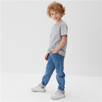 Футболка детская KAFTAN: Basic line, размер 30 (98-104 см), серая