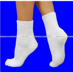 3 ПАРЫ - Термоноски женские ангора НОРКА ШЕРСТЬ высокие однотонные арт. 2781