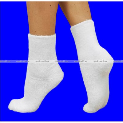 3 ПАРЫ - Термоноски женские ангора НОРКА ШЕРСТЬ высокие однотонные арт. 2781