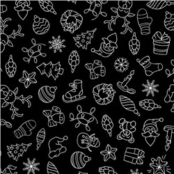 Пакет подарочный новогодний пропиленовый «Новый год», 14×29 см