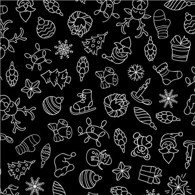 Пакет подарочный новогодний пропиленовый «Новый год», 14×29 см