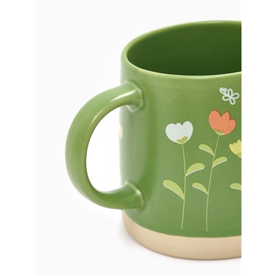 Кружка керамическая «Полевые цветы», 360 мл, ручная работа