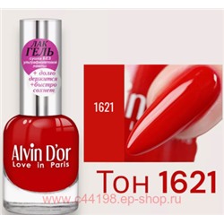 Alvin D`or Гель-лак для ногтей  тон 1621 красный 12мл