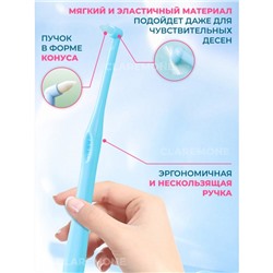 Зубная щетка монопучковая, оранжевая