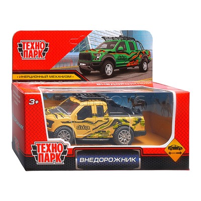 Машина металл "Внедорожник" 11 см, инерция, в ассортименте, в коробке