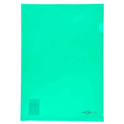 Папка-уголок (плотная) 180мкр зеленая PU7018G inФОРМАТ
