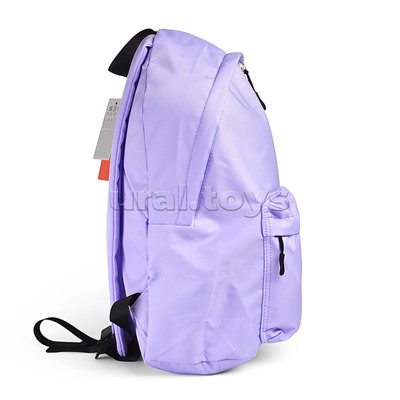 Рюкзак "Color Balance" подростковый 40x29x17 см (14 л) 250 г, нейлон, подклад, 1 отделение на молнии, 1 передний карман, аппликация из каучука, сиреневый