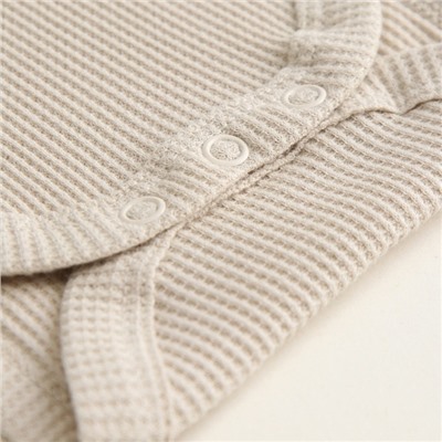 Набор боди 2 шт. SL HOME, рост 62-68 см, бежевый, оливковый