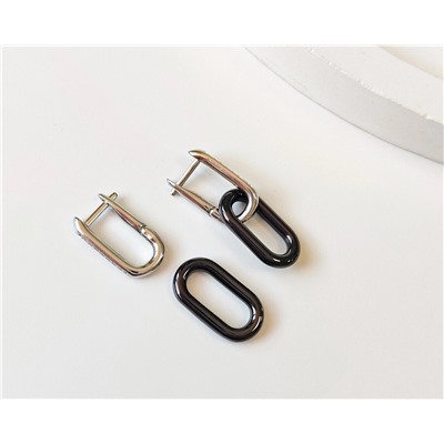 Серьги с керамикой