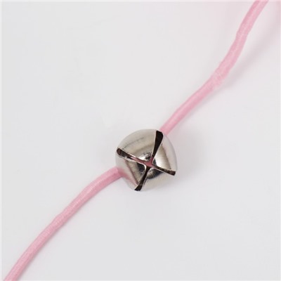 Дразнилка-удочка «Гусеница с перьями», ручка 49 см, розовая