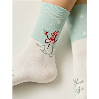 Новогодние БРЕСТСКИЕ НОСКИ ЖЕНСКИЕ 1137Е NEW YEAR