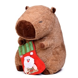 Мягкая игрушка "Капибара" с пледом (110х160)