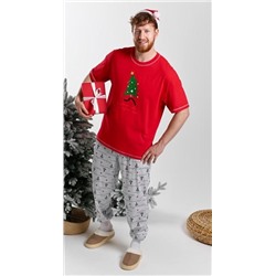 Костюм мужской Праздник-5.1 Красный