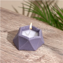 Свеча фигурная формовая шестиугольная, 6×6×3 см, соевый воск