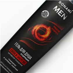 Гель для душа бодрящий For men, сила и энергия, 400 мл, BONAMI