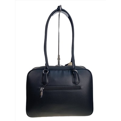 Женская сумка из искусственной кожи, цвет черный