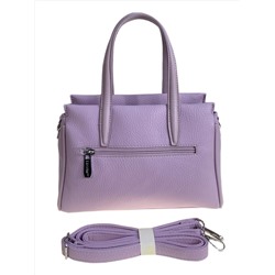 Женская сумка из искусственной кожи, цвет сиреневый