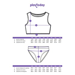 Купальный костюм трикотажный для девочек