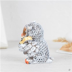 Фигурка Сова 10 см музыкант / CW421-14 /уп 72/