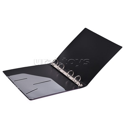 Папка на кольцах "Esthetics" A5 (200x225x35 мм) 4 кольца Ø 30 мм, полипропилен 1000 мкм, фактура "soft-touch" для бумажных блоков и вкладышей, внутренний карман 160 мкм, индивидуальная упаковка, непрозрачная бургунди