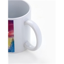 Кружка новогодняя керамическая «Мечты сбываются», лошадь, 320 мл