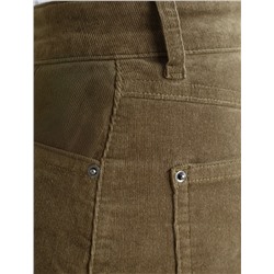 Брюки из эластичного микро-вельвета