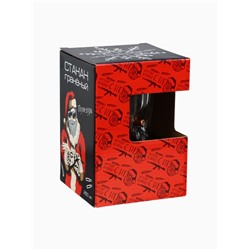 Стакан гранёный с пулей «Новый год», 250 мл