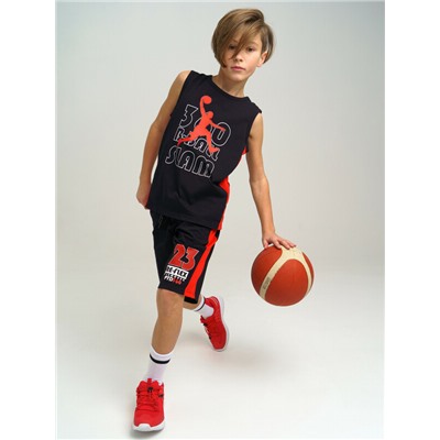 Комплект трикотажный для мальчиков: майка, шорты