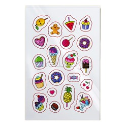 Набор наклеек "Забавные липучки" Милашки-мордашки