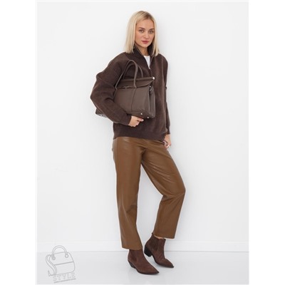 Сумка женская кожаная 98343SP cappuccino Velina Fabbiano-Safenta