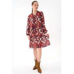Платье Нежный акцент  – 2 (красный)