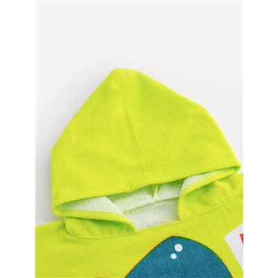 Полотенце - пончо детское махровое «Крошка Я. Дино», 60×120 см, хлопок 100%