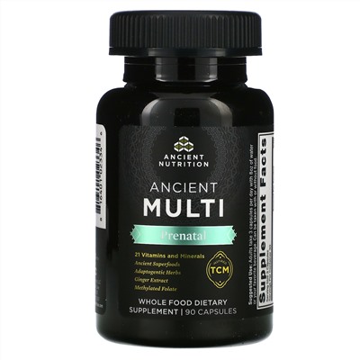 Dr. Axe / Ancient Nutrition, Ancient Multi, Prenatal, 90 Capsules