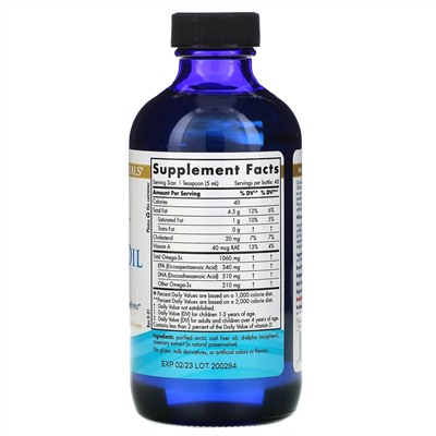 Nordic Naturals, жир печени арктической трески, 237 мл (8 жидк. унций)