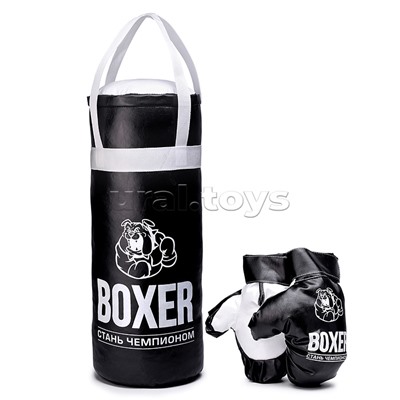 Боксерский набор №3 50см (черный)
