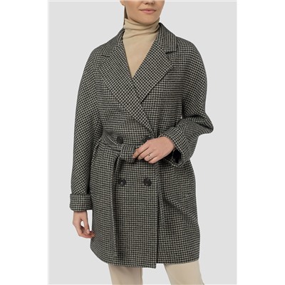 01-11142 Пальто женское демисезонное (пояс)