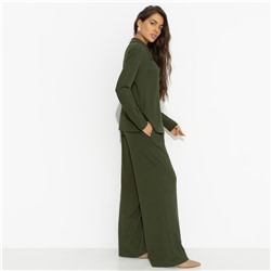 Брючный костюм из трикотажа-лапша, Зайти красиво