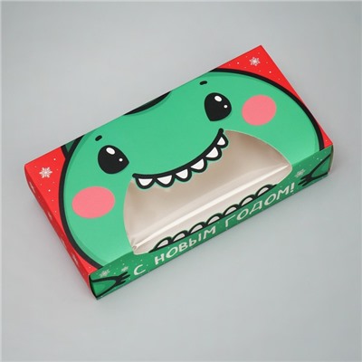 Коробка складная новогодняя «С Новым годом», 20×10×5 см