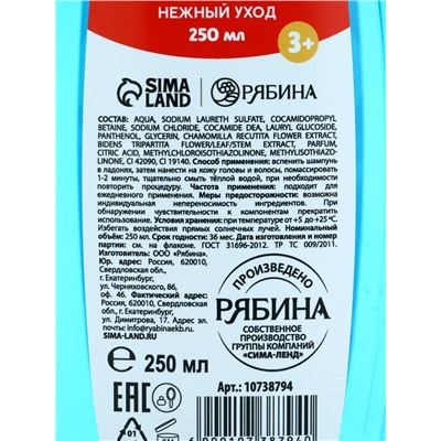 Подарочный набор для мальчика «Для тебя»: пена для купания, шампунь для волос и мочалка утка, Чистое счастье