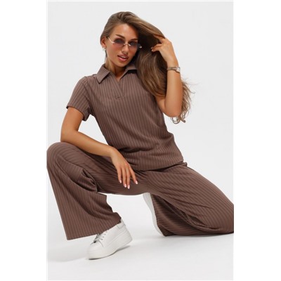 Костюм женский 26009 (Коричневый)